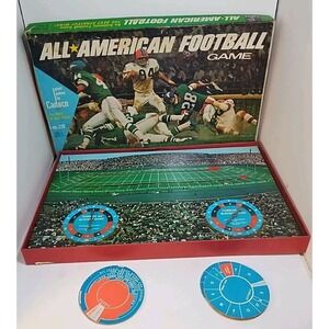 Cadaco All American Football Vintage Board Game 1969 READ